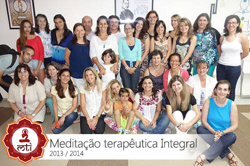 Alguns dos participantes das aulas de Meditação Terapêutica Integral, 2013/2014